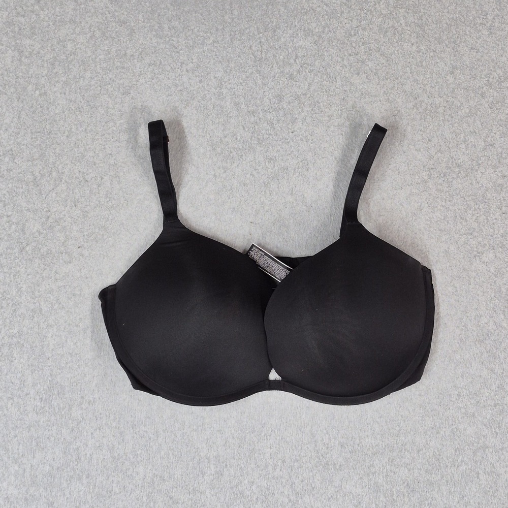 Victoria's Secret Women Bra 36DD Black Dream Angels Padded Demi T Shirt